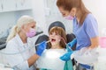 Child at the dentist